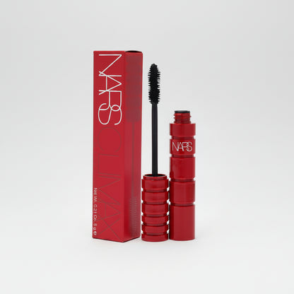 NARS mascara with red packaging and black wand on a white background
