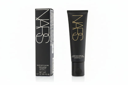 NARS cosmetic tube and packaging on a white background