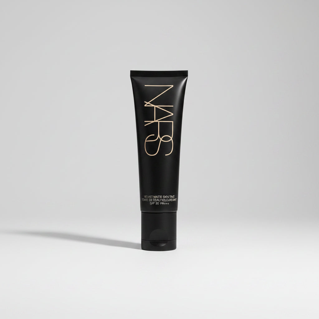 Black NARS tube on a white background